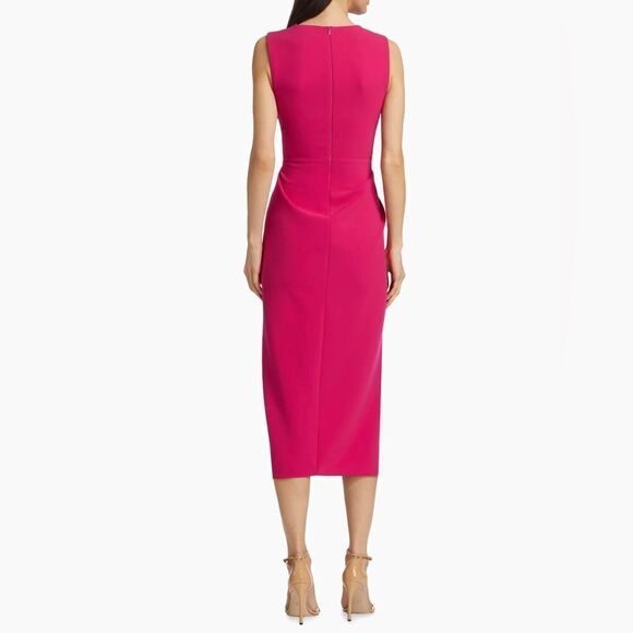 Prabal Gurung Lily Twist-Front Midi Dress size 0 - Picture 4 of 13